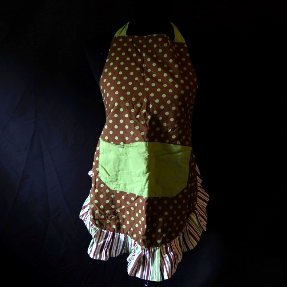 Flirty Apron Green Brown